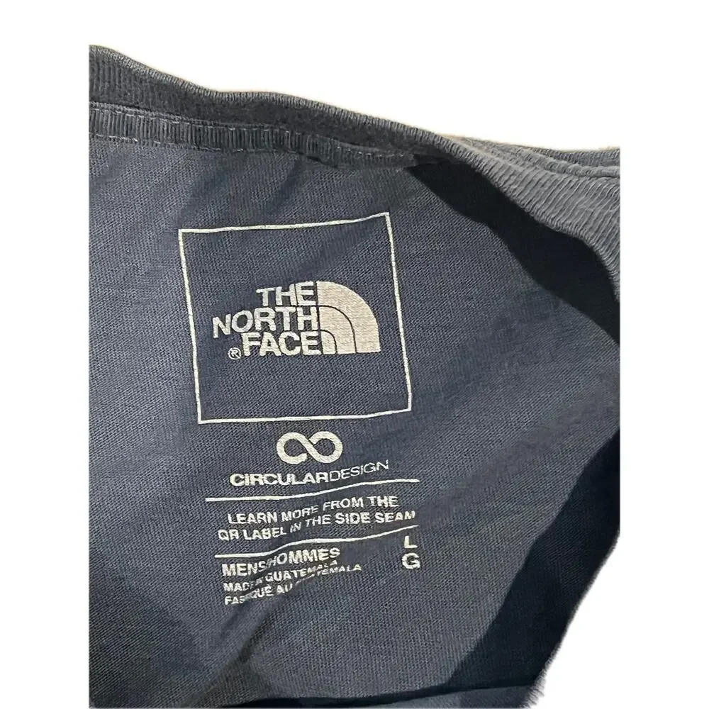 The North Face Blue Gray T-Shirt Mens Large